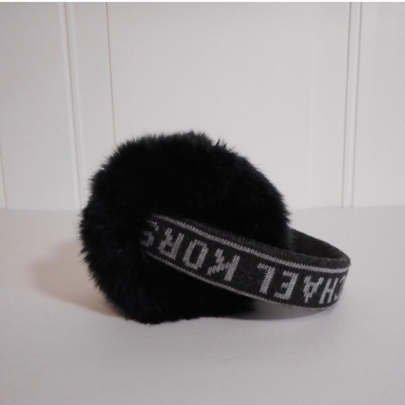 Michael Kors Black Ear Muffs - Picture 2 of 2